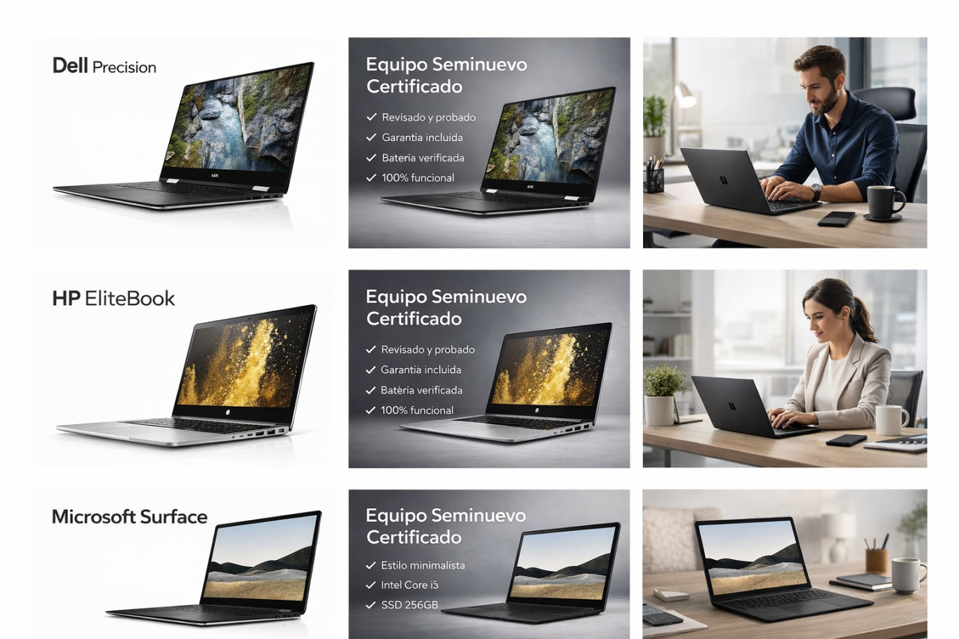 Portátil reacondicionado Dell con SSD en Barcelona Portátil reacondicionado Dell con SSD en Barcelona